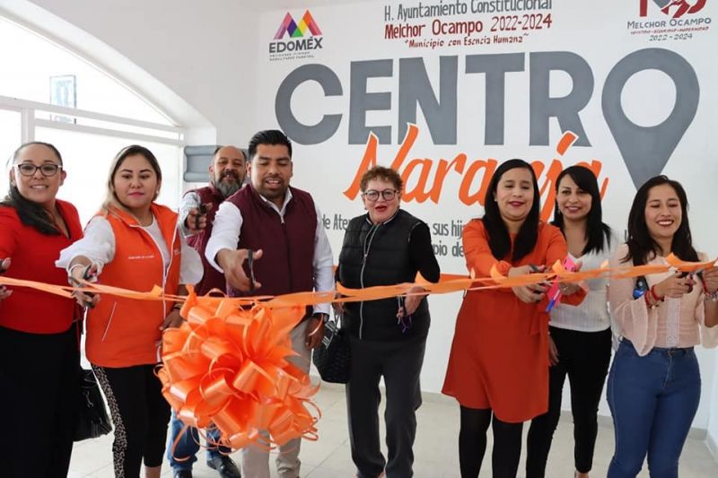 INAUGURAN CENTRO NARANJA DE ATENCIÓN A MUJERES EN SITUACIÓN DE VIOLENCIA EN MELCHOR OCAMPO