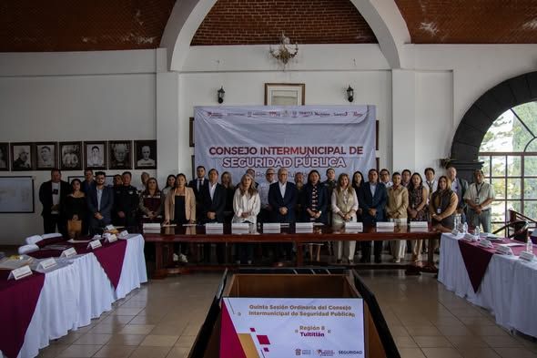 Fortalecen coordinación en seguridad durante la Quinta Sesión Ordinaria del Consejo Intermunicipal R