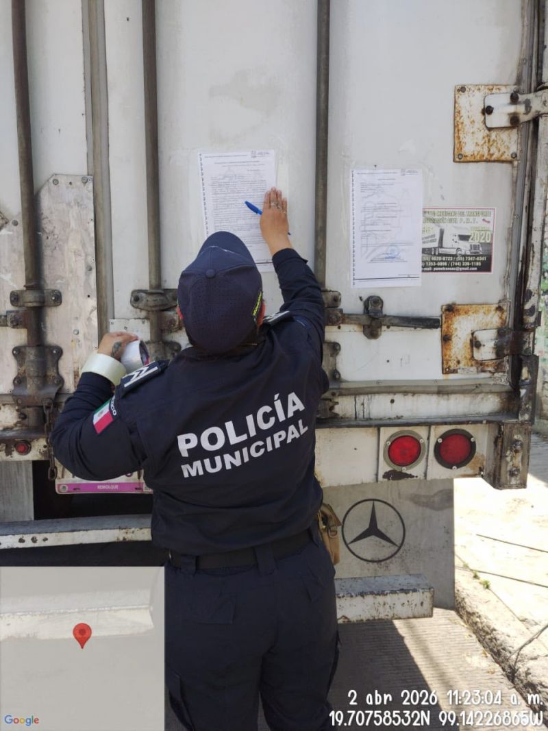 Gobierno de Melchor Ocampo refuerza acciones para garantizar la seguridad vial en la zona alta