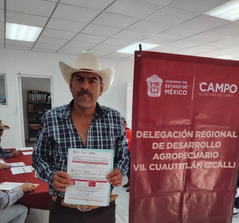 Gestionamos apoyos económicos para productores agropecuarios afectados por fenómenos meteorológicos
