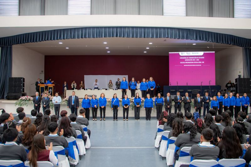 Gobierno Municipal acompaña la clausura de la EPO 190 de Visitación